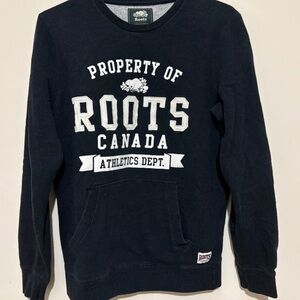 Roots Charcoal Sweatshirt with White Print